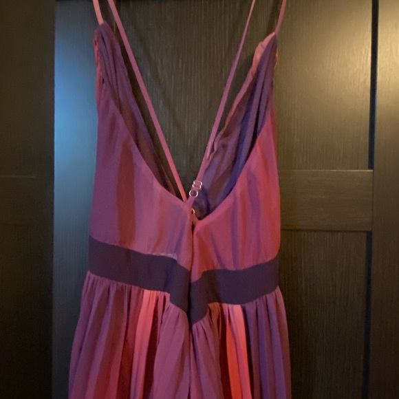 NWT Fusion Pleated Maxi Dress ombre print dress - Picture 7 of 8